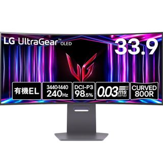エルジーエレクトロニクス(LG Electronics)の34GS95QE-B LG ゲーミングモニター　240hz 有機EL (ディスプレイ)