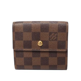 ルイヴィトン(LOUIS VUITTON)のルイ・ヴィトン Wホック二つ折り財布 ポルトフォイユ エリーズ ダミエ N61654 ユニセックス LOUIS VUITTON(財布)