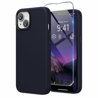 【カバー】SURPHY iPhone14 plusケース レザー, フィルム付き(その他)