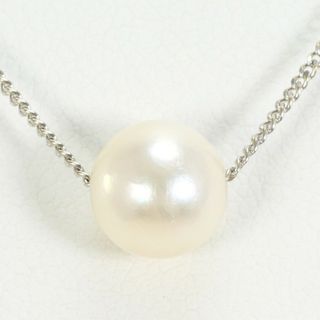 K14 14金 WG ホワイトゴールド ネックレス パール(真珠) 総重量約2.3g 約40cm ジュエリー 中古 送料無料 新品同様 【中古】【あす楽】 ギフトラッピング無料(ネックレス)