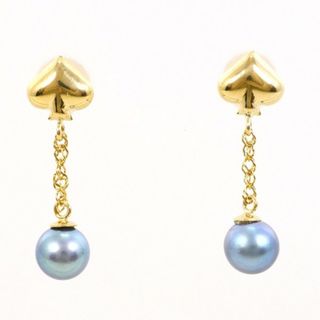 K18 18金 YG イエローゴールド ピアス パール(真珠) 総重量約0.7g ジュエリー 中古 送料無料 新品同様 【中古】【あす楽】 ギフトラッピング無料(ピアス)