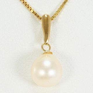 K18 18金 YG イエローゴールド ネックレス パール(真珠) 総重量約2.4g 約40cm ジュエリー 中古 送料無料 新品同様 【中古】【あす楽】 ギフトラッピング無料(ネックレス)