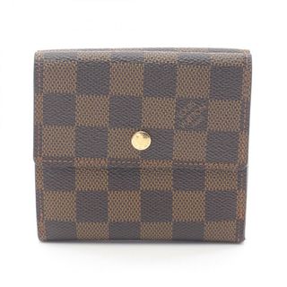 ルイヴィトン(LOUIS VUITTON)のLOUIS VUITTON ルイ・ヴィトン Wホック財布 ポルトフォイユ エリーズ ダミエエベヌ(財布)