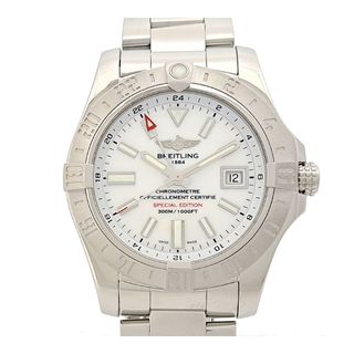 ブライトリング(BREITLING)のブライトリング アベンジャー II シェル文字盤 Overhauled A32390 自動巻き ステンレススティール メンズ BREITLING 【中古】 【時計】(腕時計(アナログ))