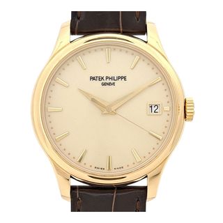 パテックフィリップ(PATEK PHILIPPE)のパテックフィリップ カラトラバ ハンターケース 5227J-001 自動巻き イエローゴールド メンズ PATEK PHILIPPE 【中古】 【時計】(腕時計(アナログ))