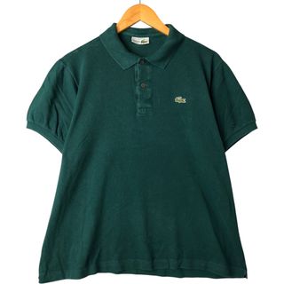 ラコステ(LACOSTE)の古着 80年代 ラコステ LACOSTE CHEMISE フレンチラコステ 半袖 ポロシャツ フランス製 5 メンズL相当 ヴィンテージ /eaa571021(ポロシャツ)