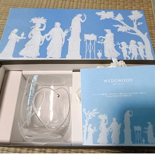 WEDGWOODハートグラス2個セット