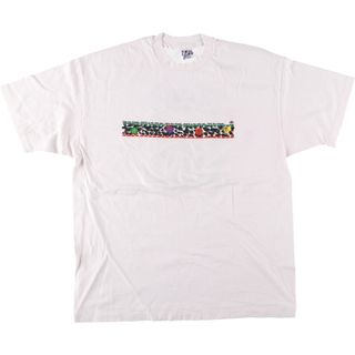 ヘインズ(Hanes)の古着 80年代 ヘインズ Hanes BEEFY-T 青タグ プリントTシャツ USA製 メンズXL相当 ヴィンテージ /eaa572529(Tシャツ/カットソー(半袖/袖なし))