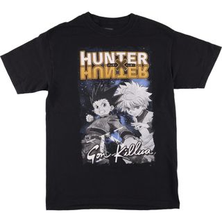 古着 HUNTER×HUNTER ハンターハンター アニメ キャラクタープリントTシャツ メンズL相当 /eaa568840(Tシャツ/カットソー(半袖/袖なし))
