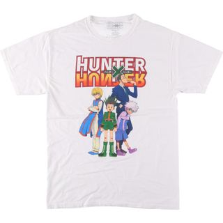 古着 HUNTER×HUNTER ハンターハンター アニメ キャラクタープリントTシャツ メンズM相当 /eaa568847(Tシャツ/カットソー(半袖/袖なし))