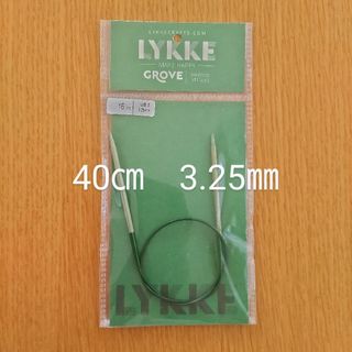 Lykke　リッケ　Grove　40㎝　3.25㎜　竹製輪針　バンブー
