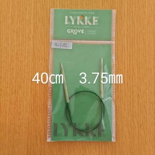 Lykke　リッケ　Grove　40㎝　3.75㎜　竹製輪針　バンブー