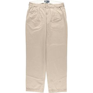 ラルフローレン(Ralph Lauren)の古着 ラルフローレン Ralph Lauren POLO by Ralph Lauren ANDREW PANT ツータック チノパンツ メンズw36相当 /eaa567633(チノパン)