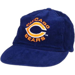 古着 シェル SHELL NFL CHICAGO BEARS シカゴベアーズ コーデュロイキャップ フリーサイズ相当 ヴィンテージ /gaa006285(キャップ)