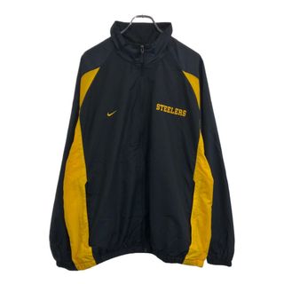 ナイキ(NIKE)の00年代 NIKE ナイキ NFL ピッツバーグ・スティーラーズ ナイロンジャケット プロチーム アメフト スポーツ(メンズ XL相当)中古 古着 U8700(その他)