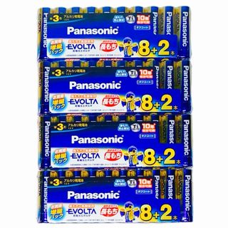 【新品】Panasonic エボルタ　40本　単3アルカリ乾電池　8+2