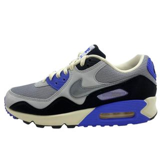 ナイキ(NIKE)のNIKE ナイキ HF8814-002 Patta Air Max 90 Sapphire and Particle Grey パタ エア マックス 90 サファイア アンド パーティクル グレー 25.5cm【中古】(スニーカー)