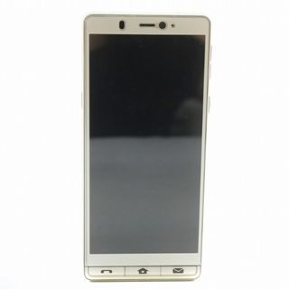 アザー(other)のソフトバンク シャープ AQUOS A001SH シンプルスマホ5 シルバー色(スマートフォン本体)