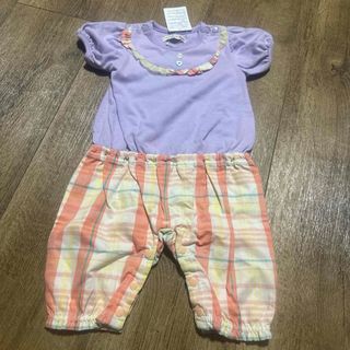 新品 タグ付 futafuta 半袖 カバーオール ロンパース 80cm