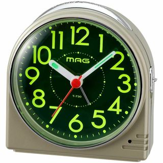MAG(マグ) 目覚まし時計 置き時計 小型 小さい アナログ 見やすい 静音 