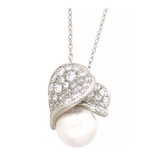 ミキモト(MIKIMOTO)のミキモト レ ペタル プラス ヴァンドーム ネックレス PP-20497U 750 (K18WG) レディース MIKIMOTO 【中古】 【ジュエリー】(ネックレス)
