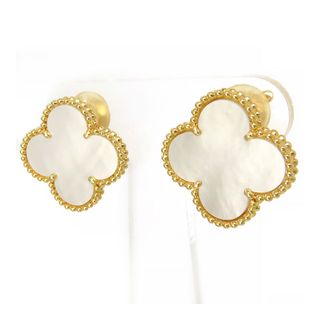 ヴァンクリーフアンドアーペル(Van Cleef & Arpels)のヴァンクリーフ＆アーペル マジック アルハンブラ イヤリング VCARA43700 G750 (K18YG) レディース Van Cleef & Arpels [美品] 【中古】 【ジュエリー】(イヤリング)