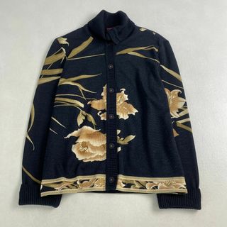 レオナール(LEONARD)の美品　レオナール　タートルネックカーディガン　ニット　ハイネック　LEONARD(カーディガン)