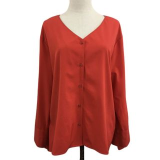 アーバンリサーチ(URBAN RESEARCH)のアーバンリサーチ items シャツ ブラウス リボン 長袖 One 赤(シャツ/ブラウス(長袖/七分))