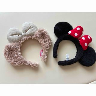 ディズニー(Disney)のディズニー カチューシャ 2点セット　ミニー　シェリーメイ(キャラクターグッズ)