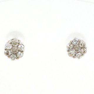 K14 14金 WG ホワイトゴールド ピアス ダイヤ 総重量約0.7g ジュエリー 中古 送料無料 新品同様 【中古】【あす楽】 ギフトラッピング無料(ピアス)