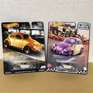 ホットウィール(ホットウィール)の2台セット　ホットウィール　VOLKSWAGEN “CLASSIC BUG”(ミニカー)