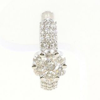 PT900 プラチナ ピアス(片耳) ダイヤ 0.45 総重量約2.1g ジュエリー 中古 送料無料 新品同様 【中古】【あす楽】 ギフトラッピング無料(ピアス)