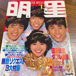 明星　1983年1月号 松田聖子　田原俊彦　近藤真彦 中森明菜(音楽/芸能)