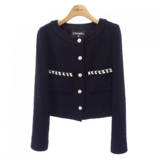 シャネル(CHANEL)のシャネル CHANEL ノーカラージャケット(テーラードジャケット)
