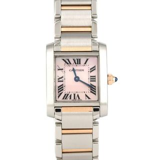 カルティエ(Cartier)のカルティエ タンクフランセーズSM PGコンビ W51027Q4 SSxPG クォーツ(腕時計)