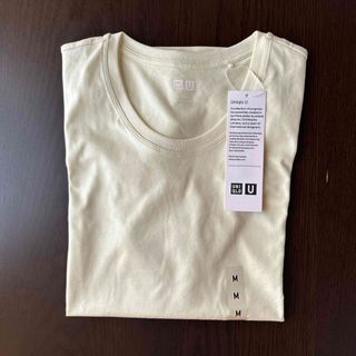 ユニクロ(UNIQLO)の新品未使用＊UNIQLO-U＊レディースTシャツ＊M(Tシャツ(半袖/袖なし))