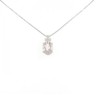 K14WG モルガナイト ネックレス 1.02CT(ネックレス)
