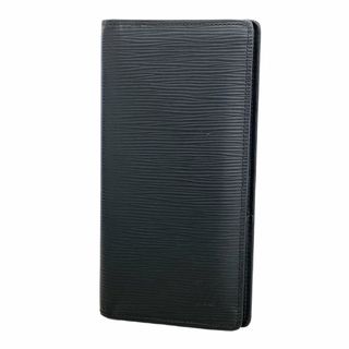 ルイヴィトン(LOUIS VUITTON)の【5gd5212-h】ルイヴィトン 長財布 エピ ポルトフォイユブラザ M60622 ノワール【中古】メンズ(長財布)