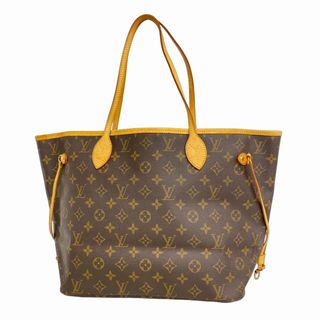 LOUIS VUITTON - 【5gd5259-h】ルイヴィトン トートバッグ モノグラム ネヴァーフルMM M40156 ブラウン【中古】レディース