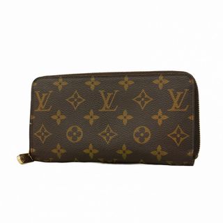 ルイヴィトン(LOUIS VUITTON)の【5gd5257-h】ルイヴィトン 長財布 モノグラム ジッピーウォレット M60017 ブラウン【中古】メンズ レディース ユニセックス(財布)