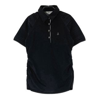 サイズ：38 LANVIN SPORT ランバン スポール  半袖ポロシャツ  ブラック系 [240101496288] ゴルフウェア レディース ストスト(ウエア)