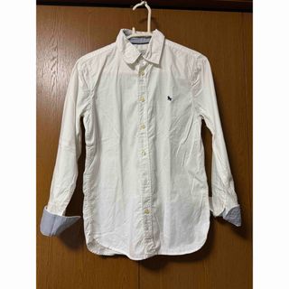 H&M 長袖シャツ　ホワイト　白　綿　160