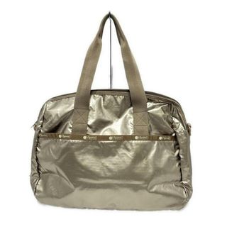 レスポートサック(LeSportsac)のLESPORTSAC(レスポートサック) ハンドバッグ美品  - ゴールド ラメ(ハンドバッグ)
