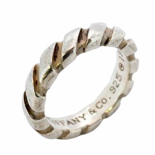 Tiffany & Co. - 【5jgb0370】ティファニー リング ツイスト シルバー925 8号【中古】レディース