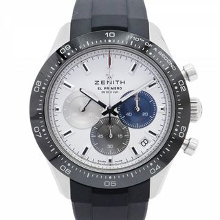 ゼニス(ZENITH)の【5wwg0216】ゼニス クロノマスター 03.3100.3600/69.M3100 白文字盤【中古】腕時計 メンズ(腕時計(アナログ))