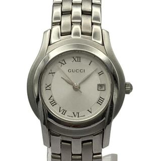 グッチ(GUCCI)のGUCCI(グッチ) 腕時計 - 5500L レディース シルバー(腕時計)