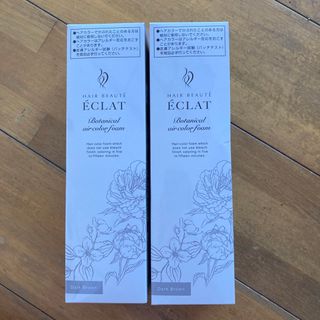 eclat - ヘアボーテエクラ　ボタニカル　エアカラーフォームup  ダークブラウン2個セット