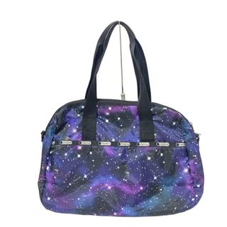 レスポートサック(LeSportsac)のLESPORTSAC(レスポートサック) ハンドバッグ - パープル×黒×マルチ(ハンドバッグ)