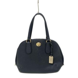 コーチ(COACH)のCOACH(コーチ) ハンドバッグ プリンス ストリート ミニ サッチェル クロスグレイン 37141 ダークネイビー レザー(ハンドバッグ)