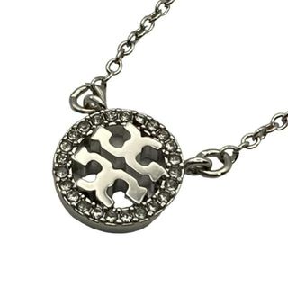 トリーバーチ(Tory Burch)のTORY BURCH(トリーバーチ) ネックレス美品  - シルバー×クリア(ネックレス)